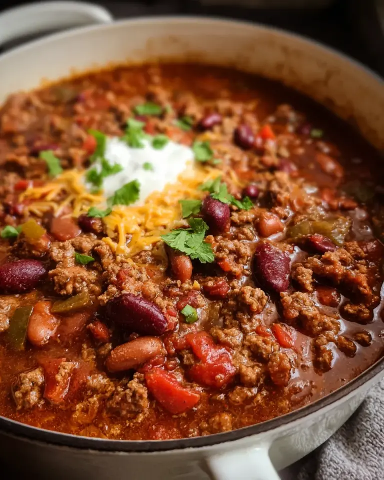 The Best Homemade Stovetop Chili