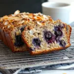 Toasted Coconut Blueberry Banana Bread