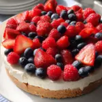 Triple Berry No-Bake Cheesecake