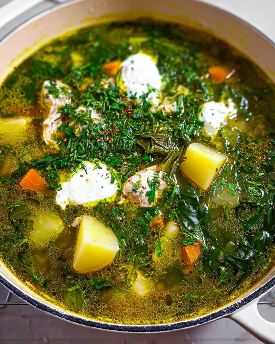 Ukrainian Green Borscht