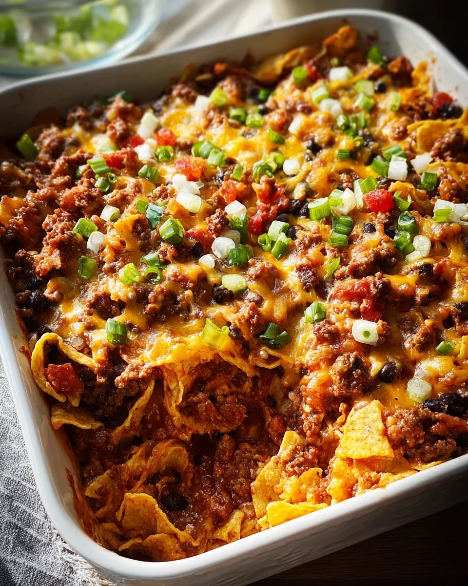 Walking Taco Casserole
