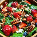 15-Minute Strawberry Spinach Salad