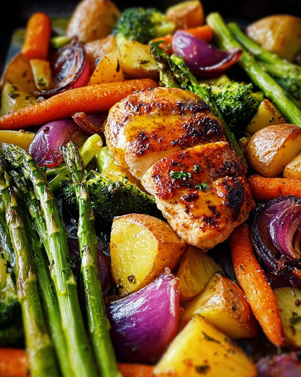 35 Minutes & One Sheet Pan Is All You Need For This Honey Mustard Chicken Recipe 21 35 Minutes & One Sheet Pan Is All You Need For This Honey Mustard Chicken Recipe