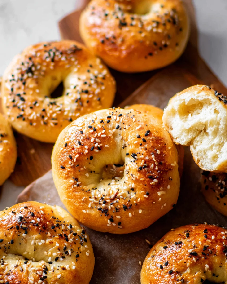 3 Ingredient Air Fryer Bagels