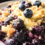 4 Ingredient Blueberry Cobbler