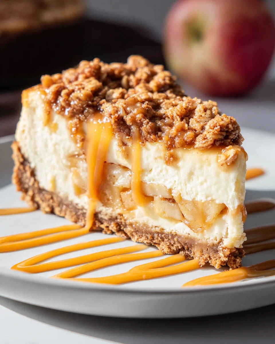 Apple Crisp Cheesecake 38 Apple Crisp Cheesecake