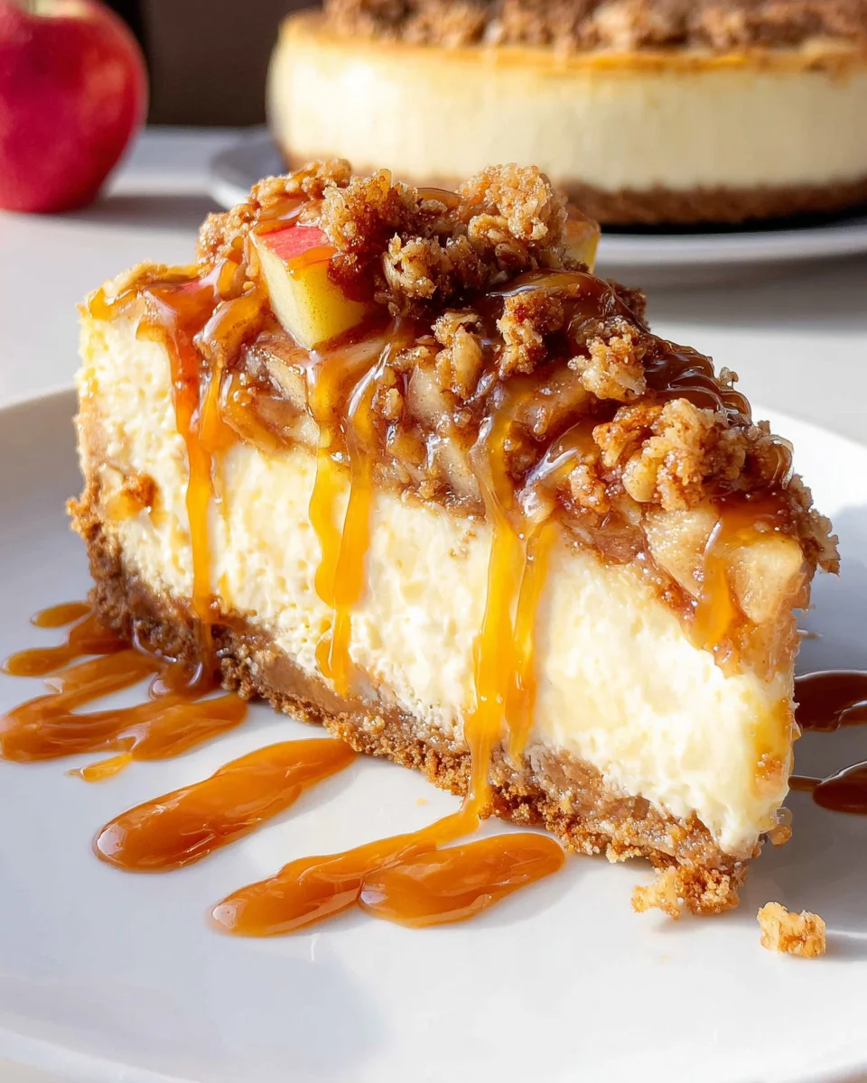 Apple Crisp Cheesecake 39 Apple