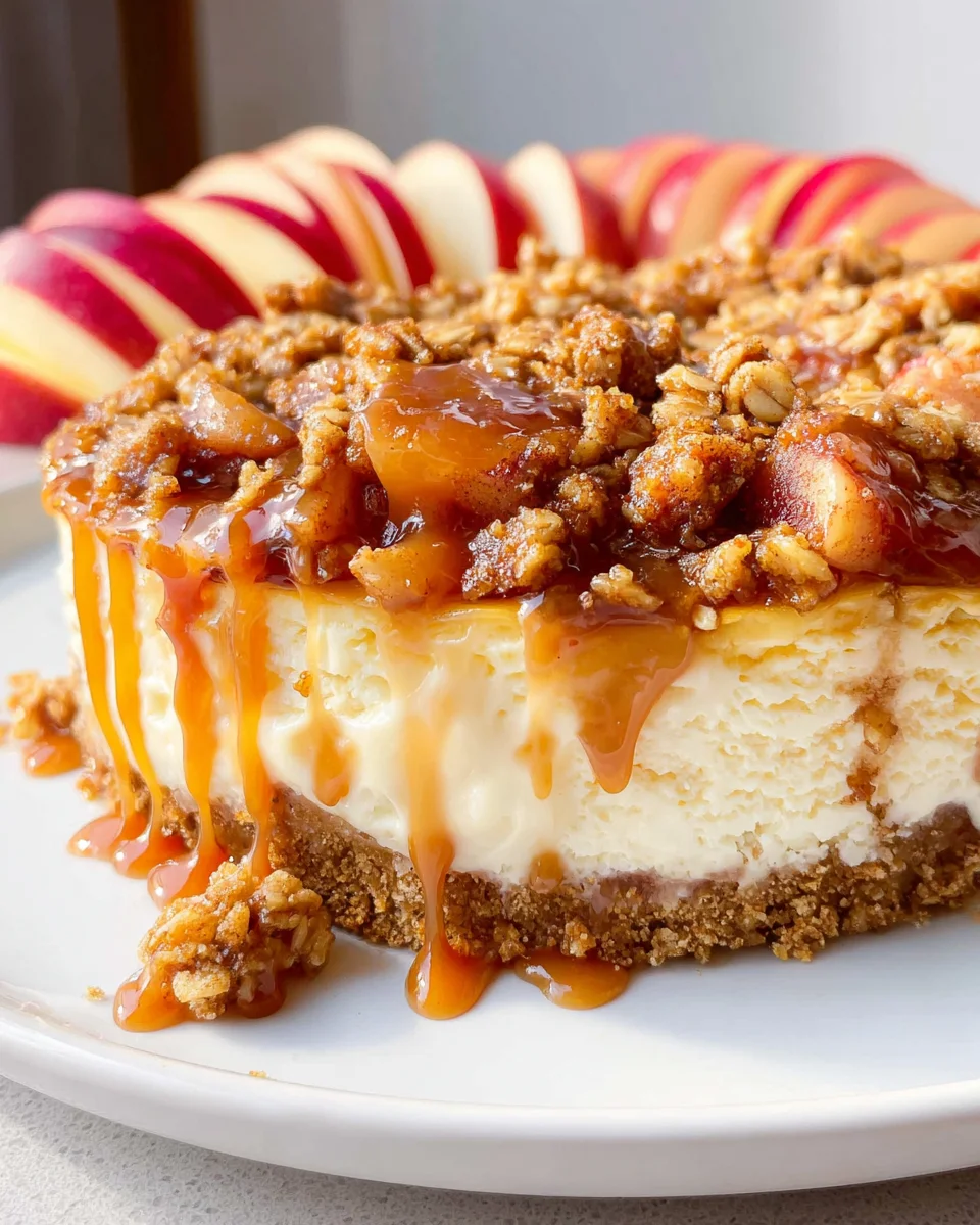 Apple Crisp Cheesecake 40 Apple