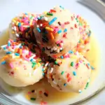 Applesauce Birthday Cake Protein Balls