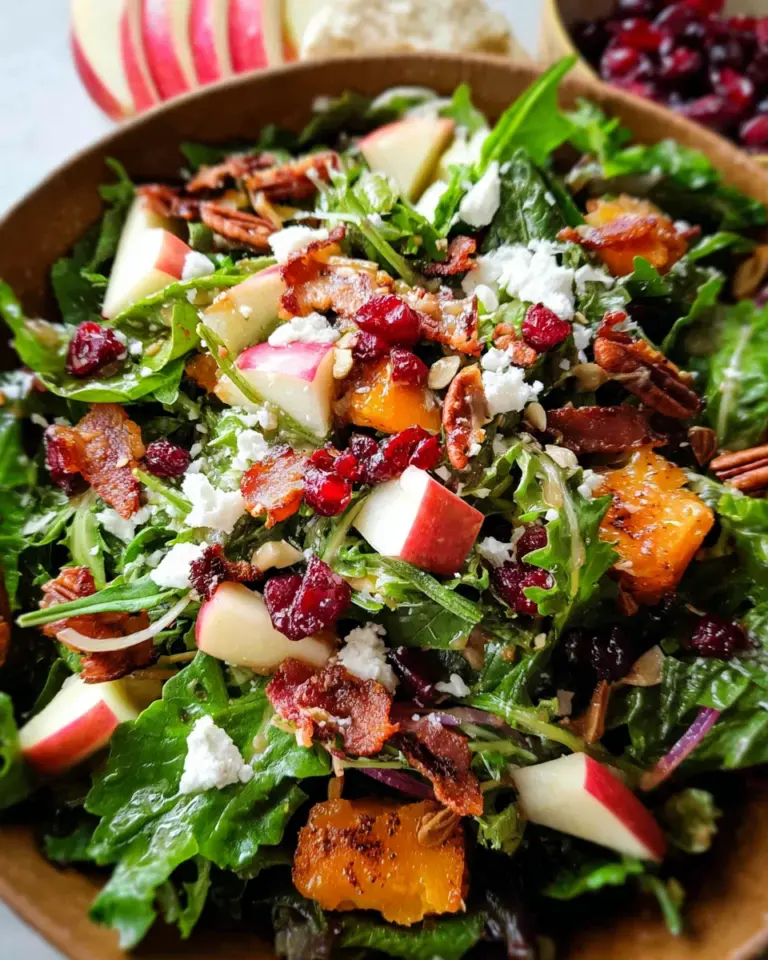 Autumn Salad with Apple Cider Vinaigrette