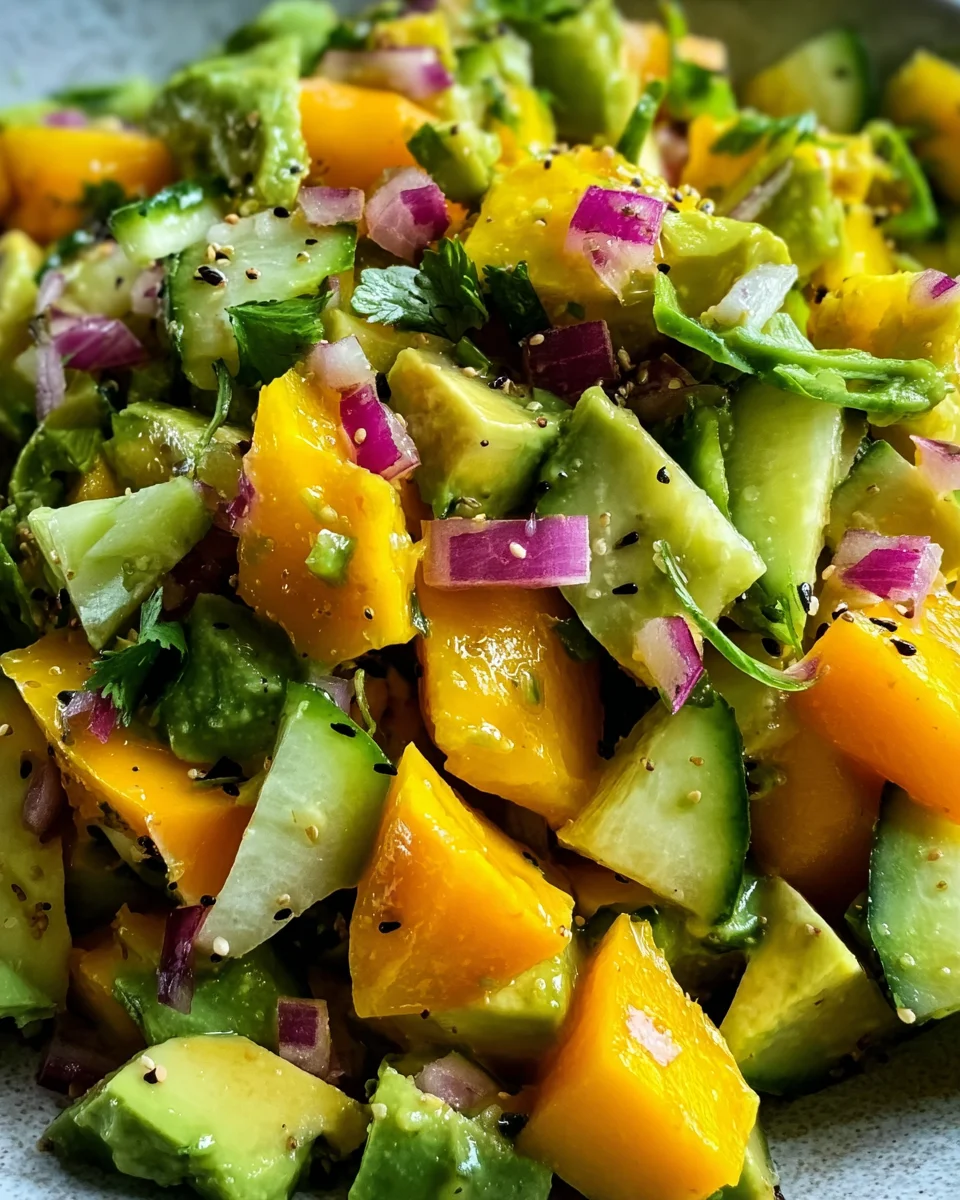 Avocado Mango Salad 20 Avocado