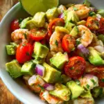 Avocado Salsa Shrimp Salad