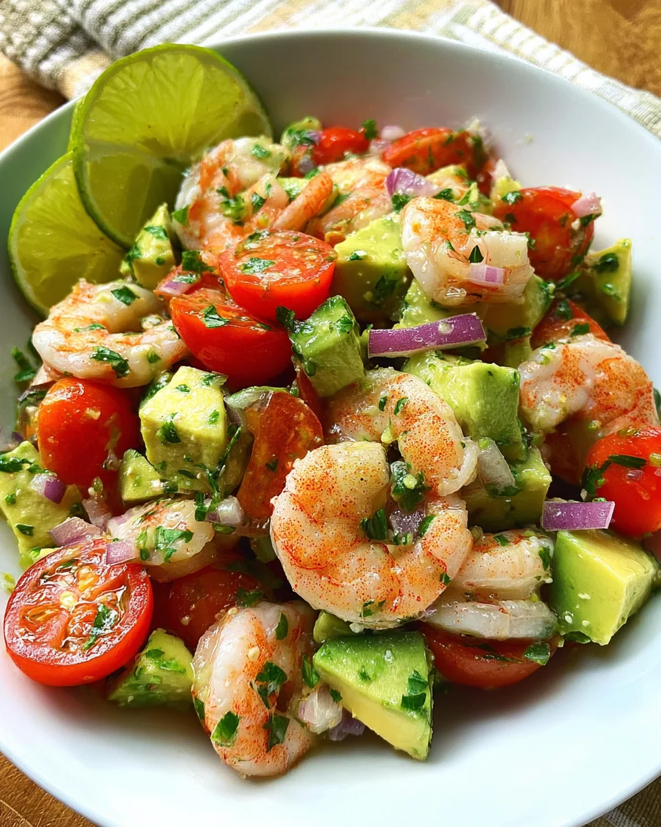 Avocado Salsa Shrimp Salad 21 Avocado