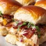 Bacon Ranch BBQ Chicken Sliders