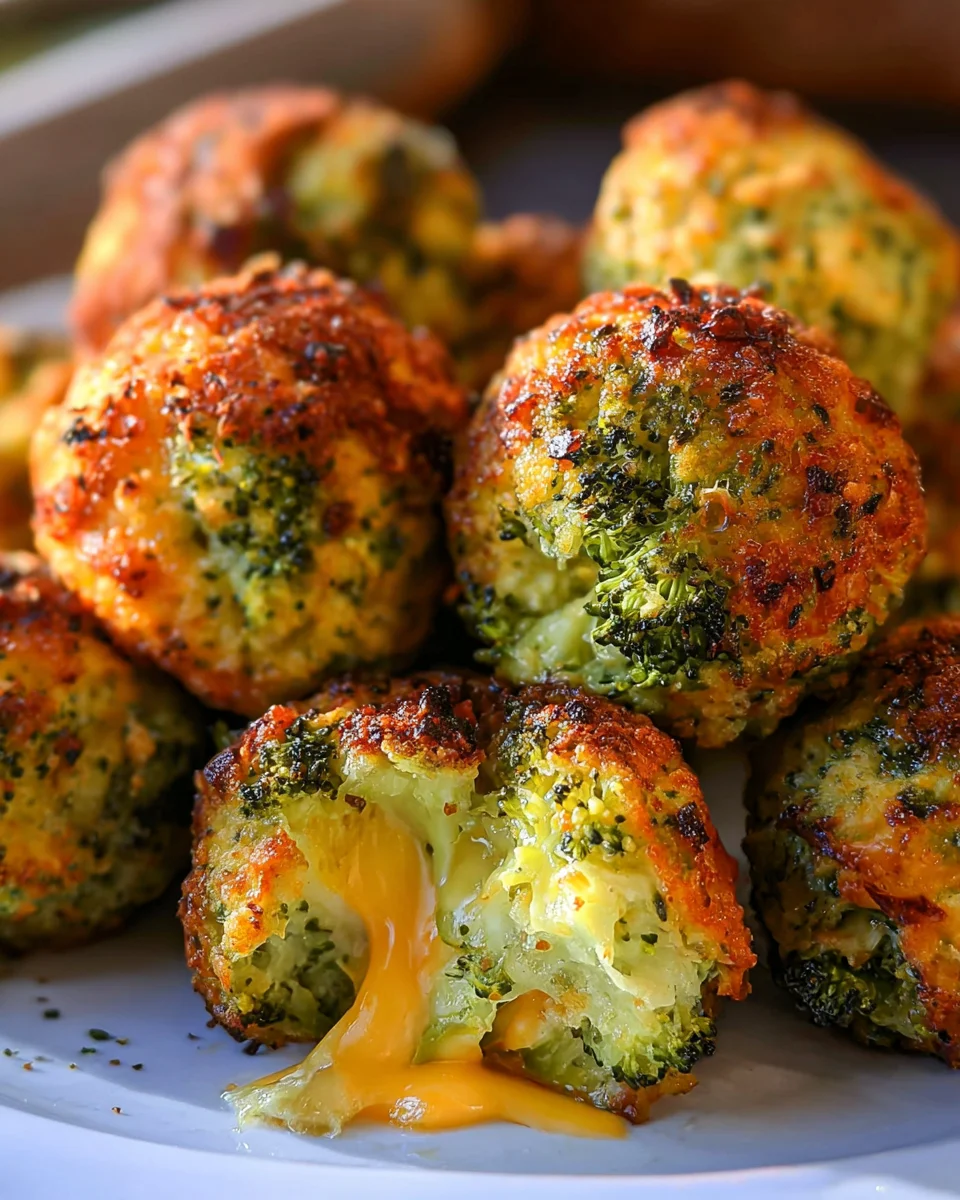 Baked Broccoli Cheese Balls