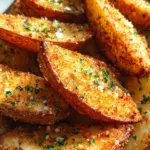 Baked Garlic Parmesan Potato Wedges