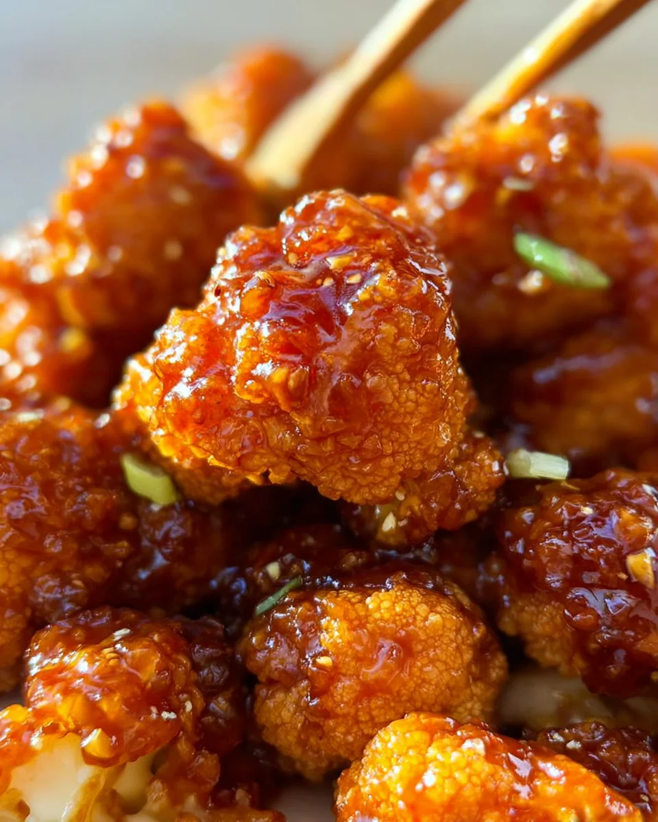 Baked Orange Cauliflower 25 Baked