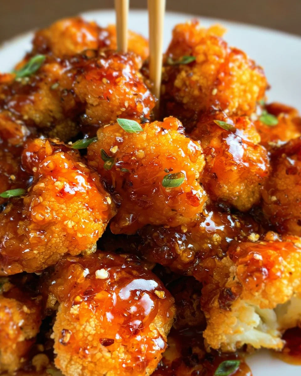 Baked Orange Cauliflower 26 Baked