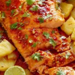 Baked Pineapple Salmon