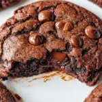 Bakery Style Double Chocolate Chip Cookies