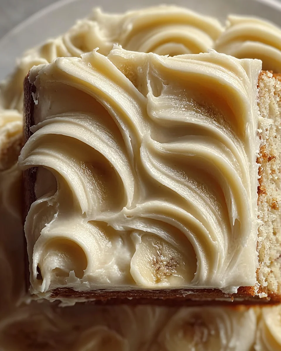 Banana Cake with Cream Cheese Frosting