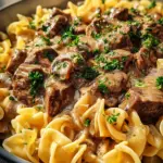 Beef Stroganoff with Egg Noodles