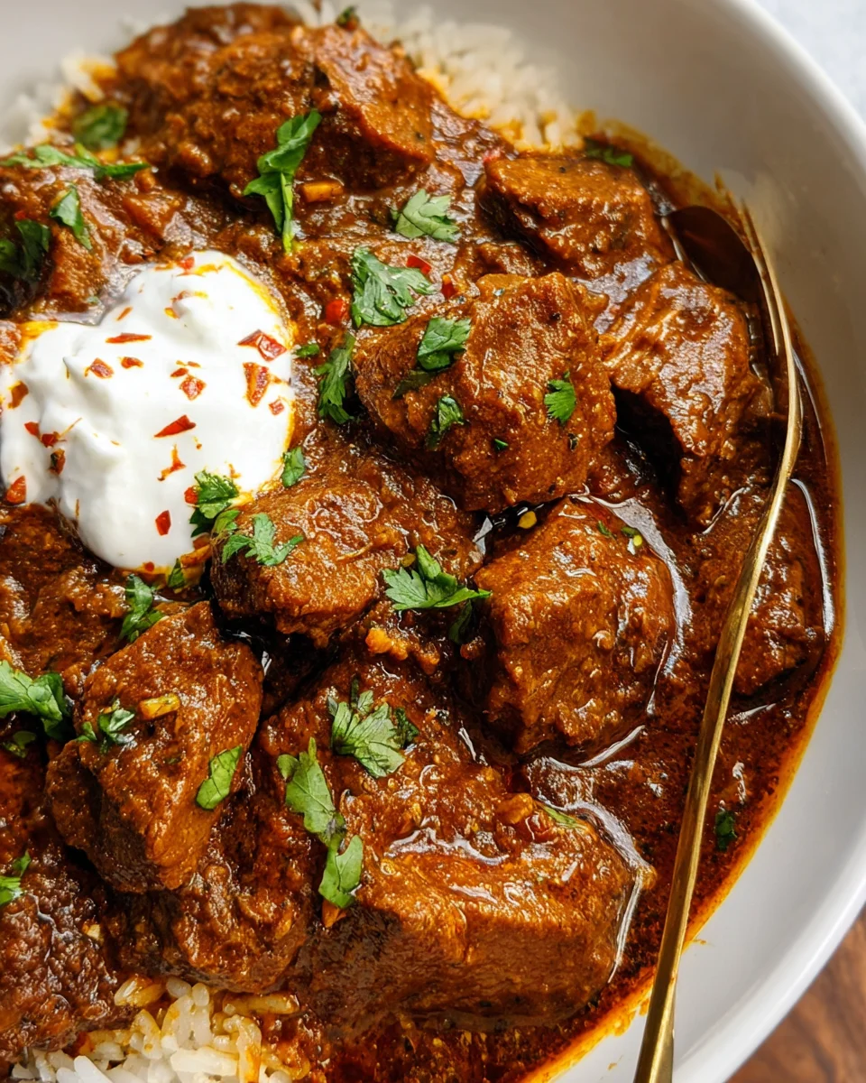 Beef Vindaloo 19 Beef