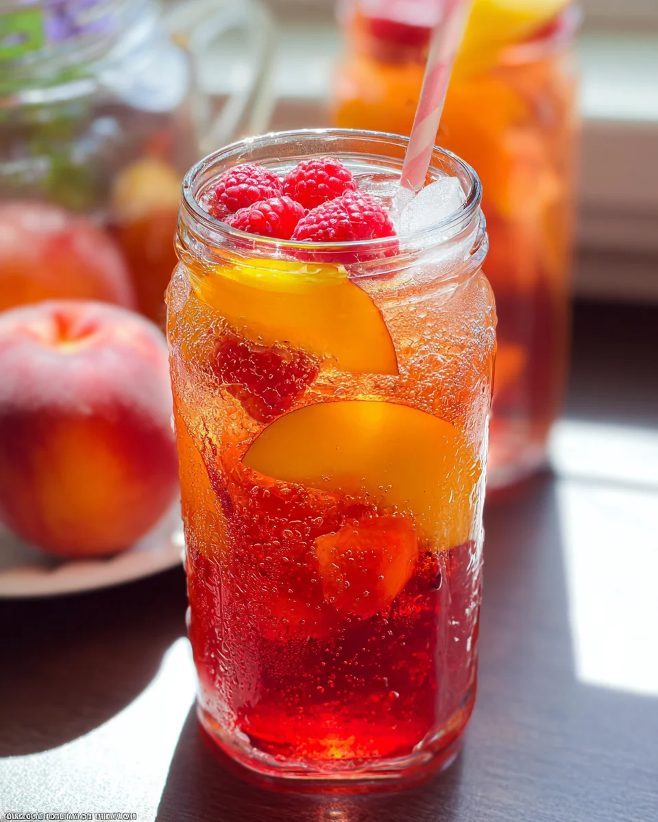 Bellini Peach Raspberry Iced Tea 15 Bellini