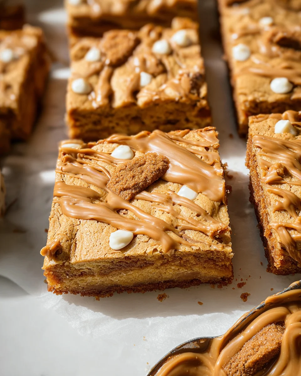Biscoff Blondies 20 Biscoff