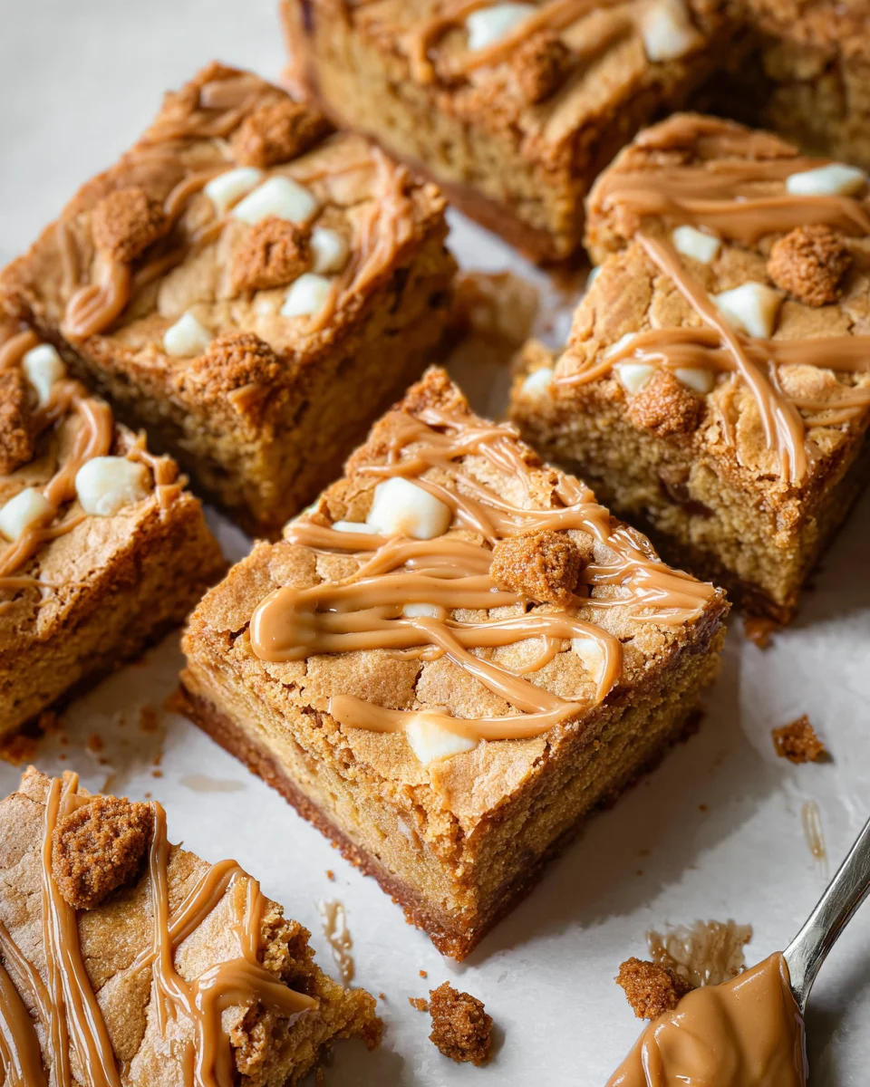 Biscoff Blondies 21 Biscoff