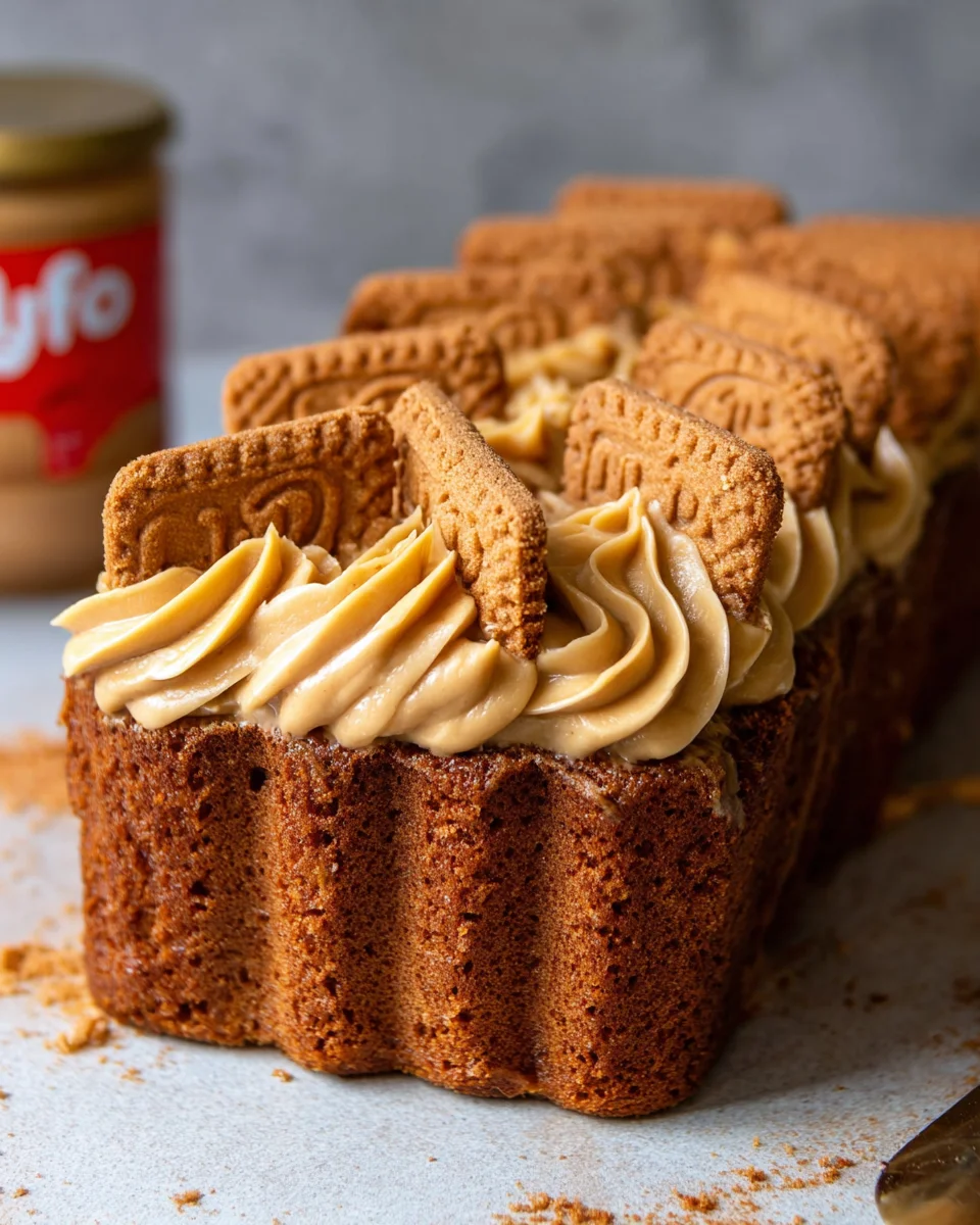 Biscoff Loaf Cake