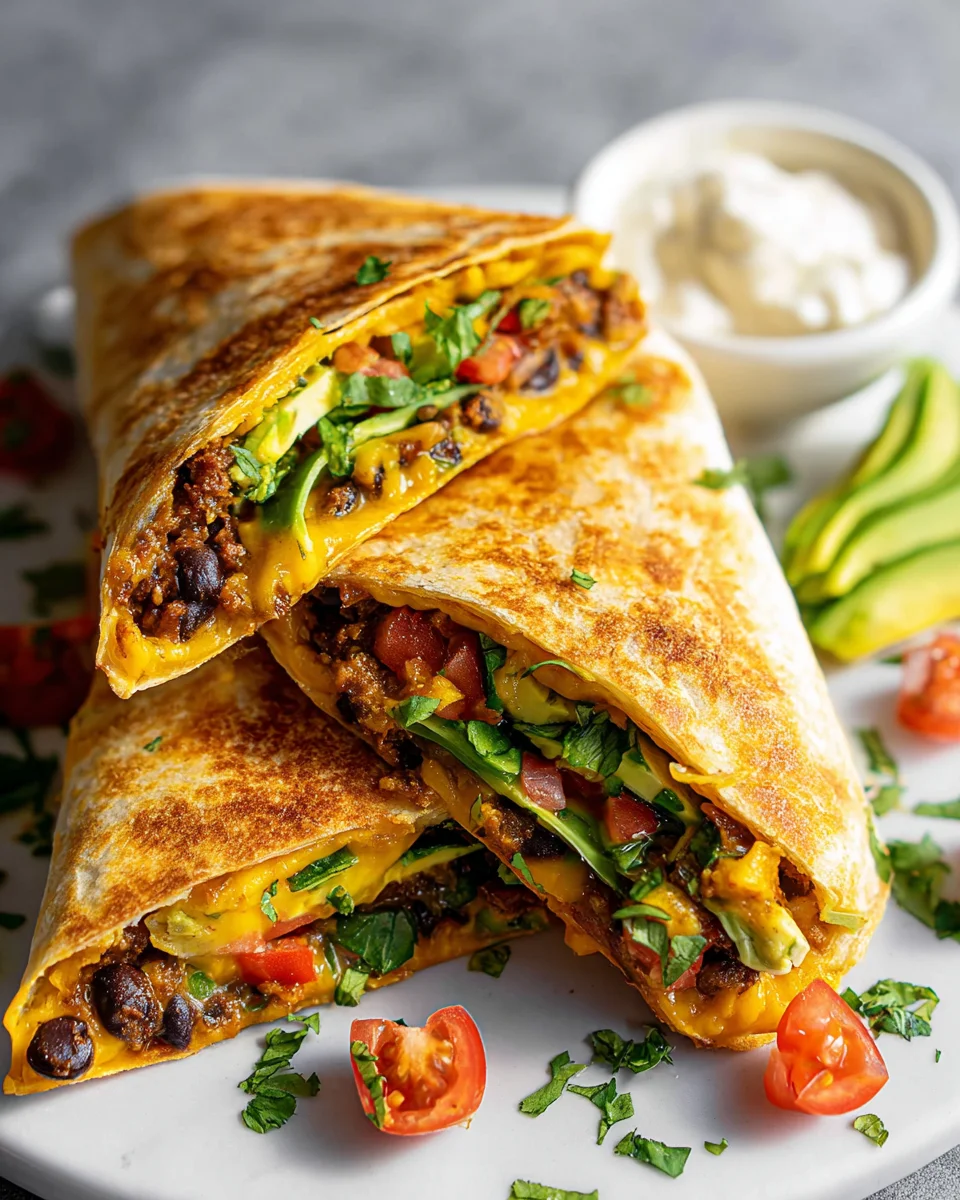 Black Bean Crunch Wrap