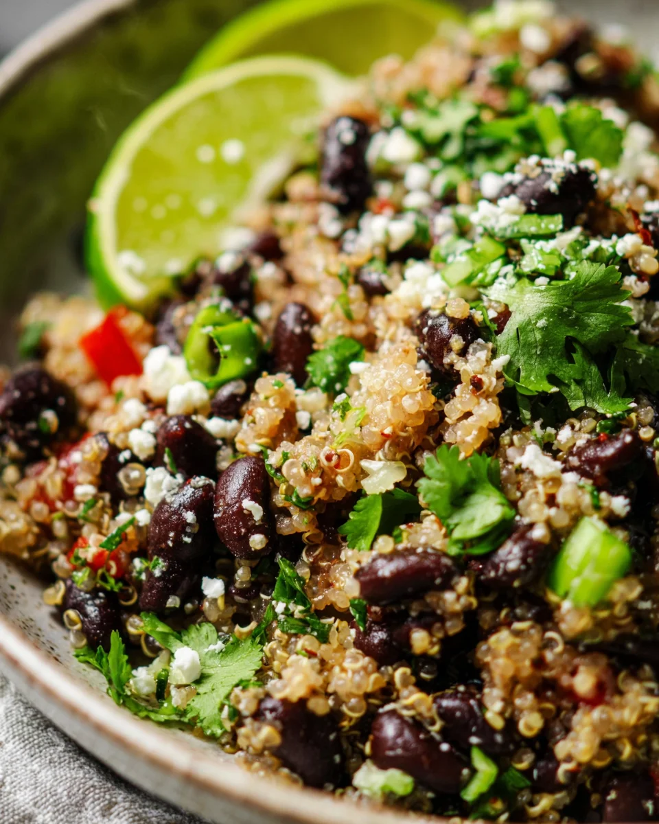 Black Bean Quinoa Salad Recipe