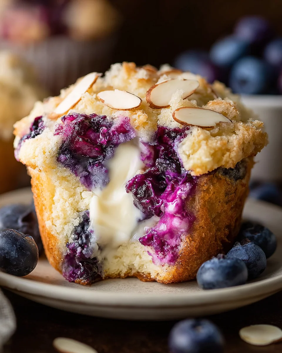 Blueberry Cream Cheese Muffins 21 Blueberry