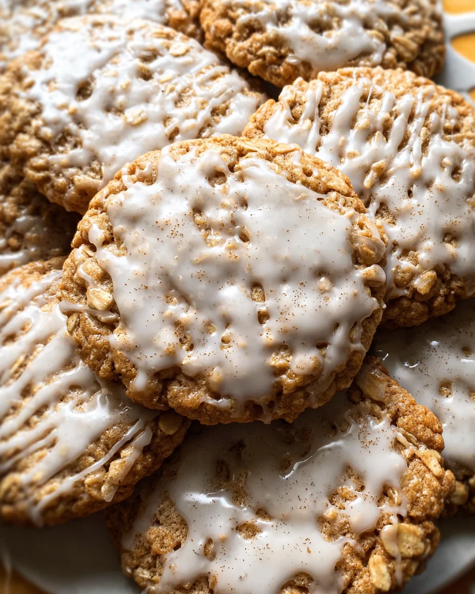 Brown Butter Iced Oatmeal Cookies Recipe 32 Brown