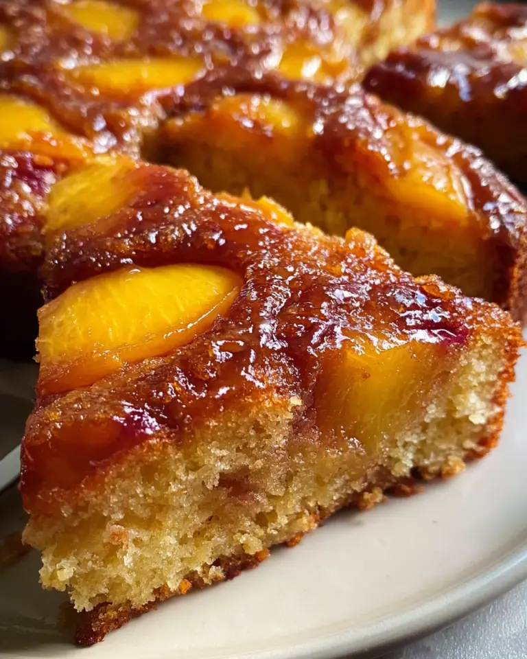 Brown Sugar Peach Cake