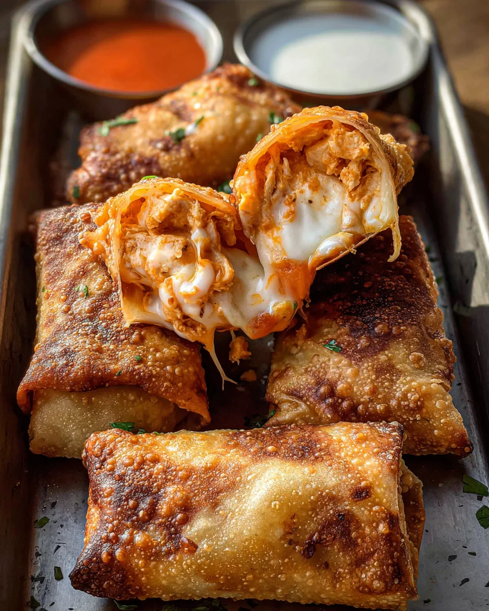 Buffalo Chicken Egg Rolls 18 Buffalo Chicken Egg Rolls