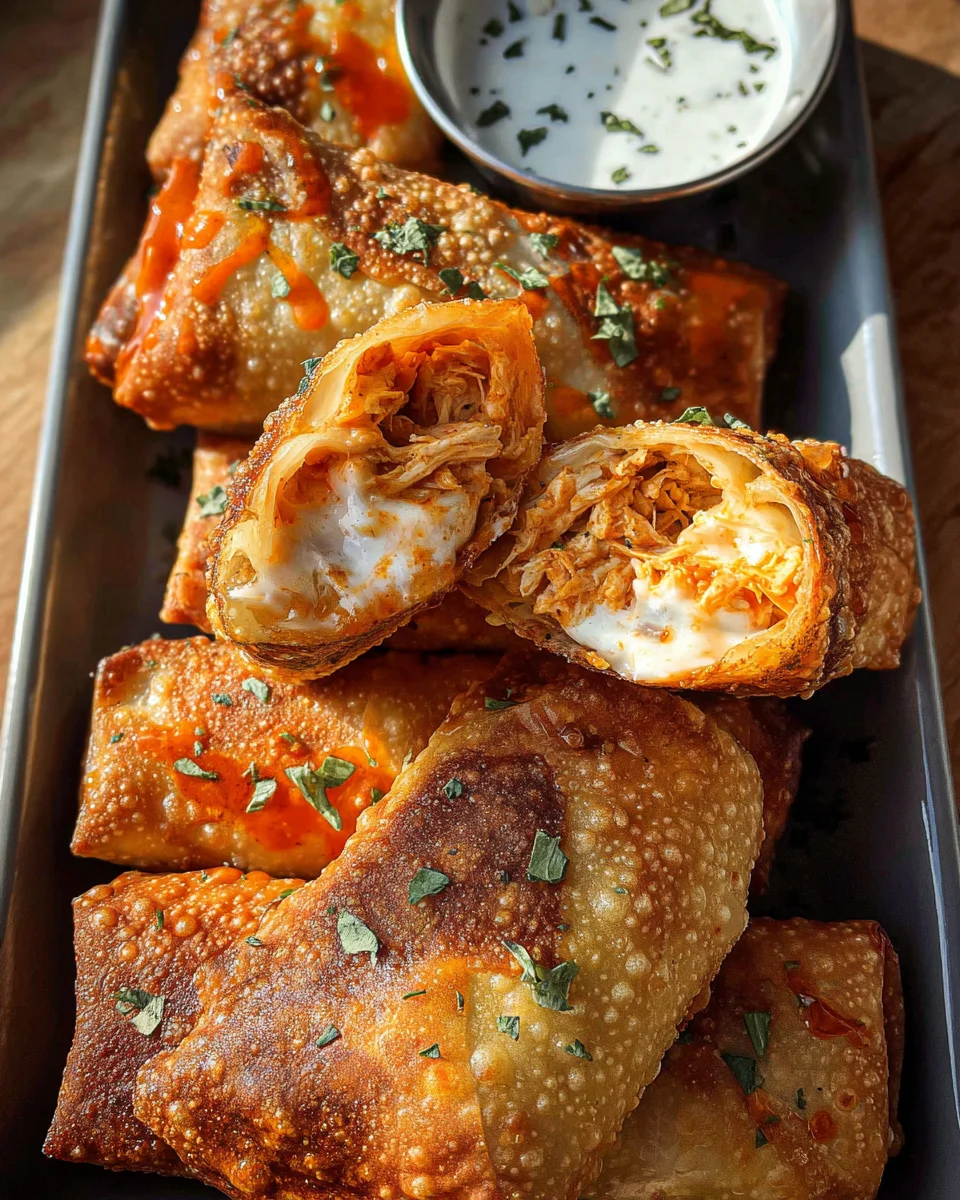 Buffalo Chicken Egg Rolls 19 Buffalo
