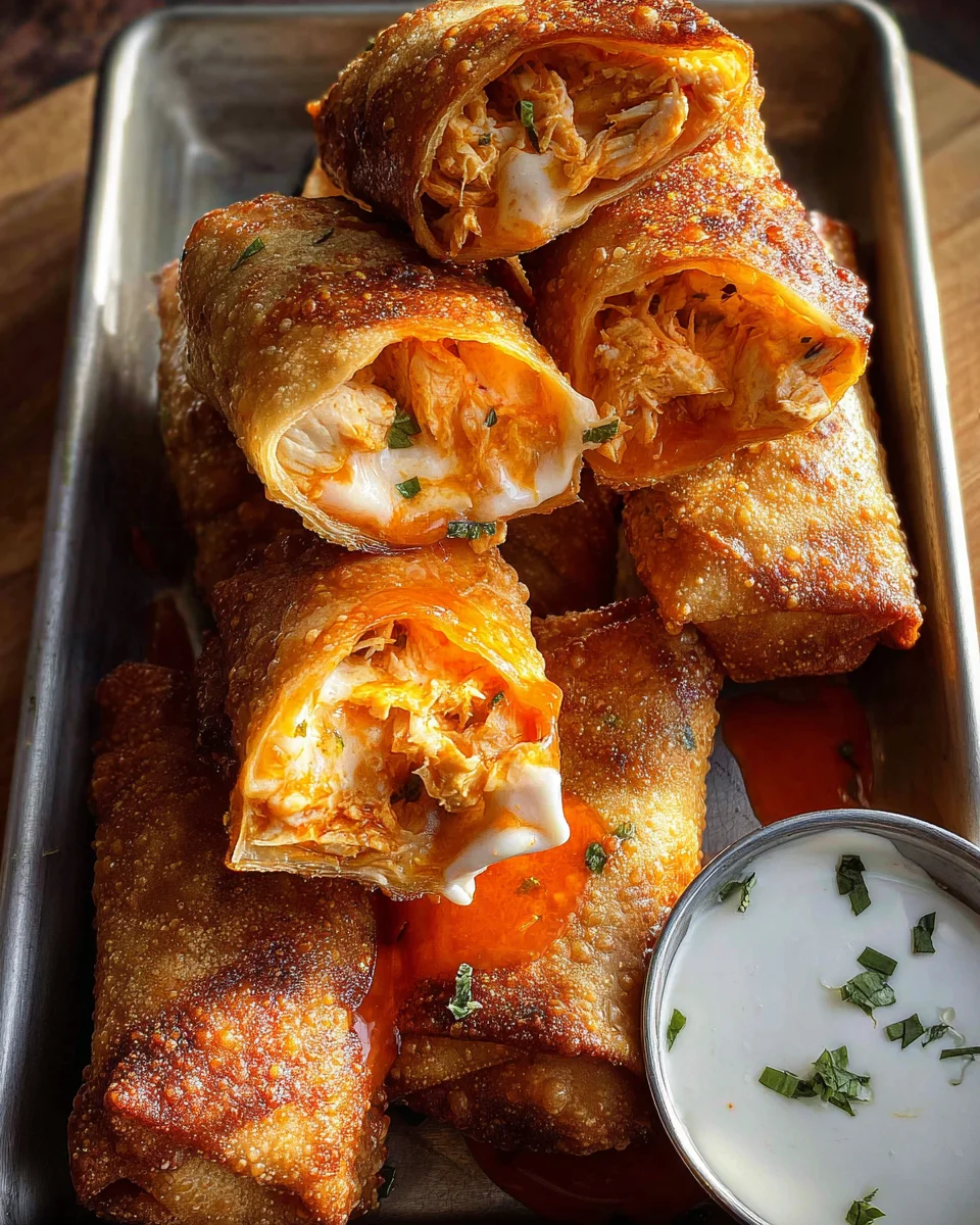 Buffalo Chicken Egg Rolls 20 Buffalo