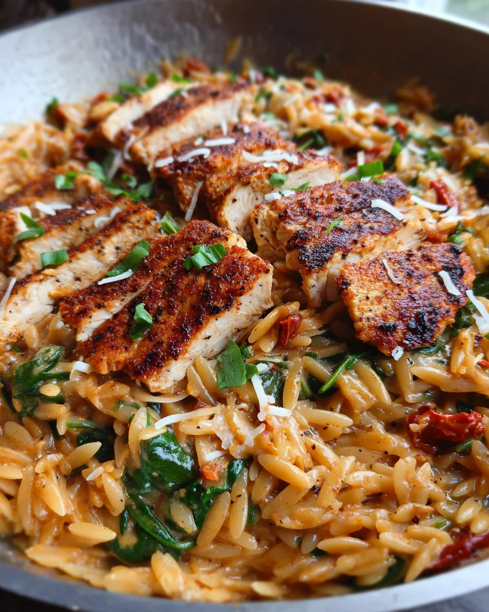 Cajun Chicken Orzo 19 Cajun Chicken Orzo