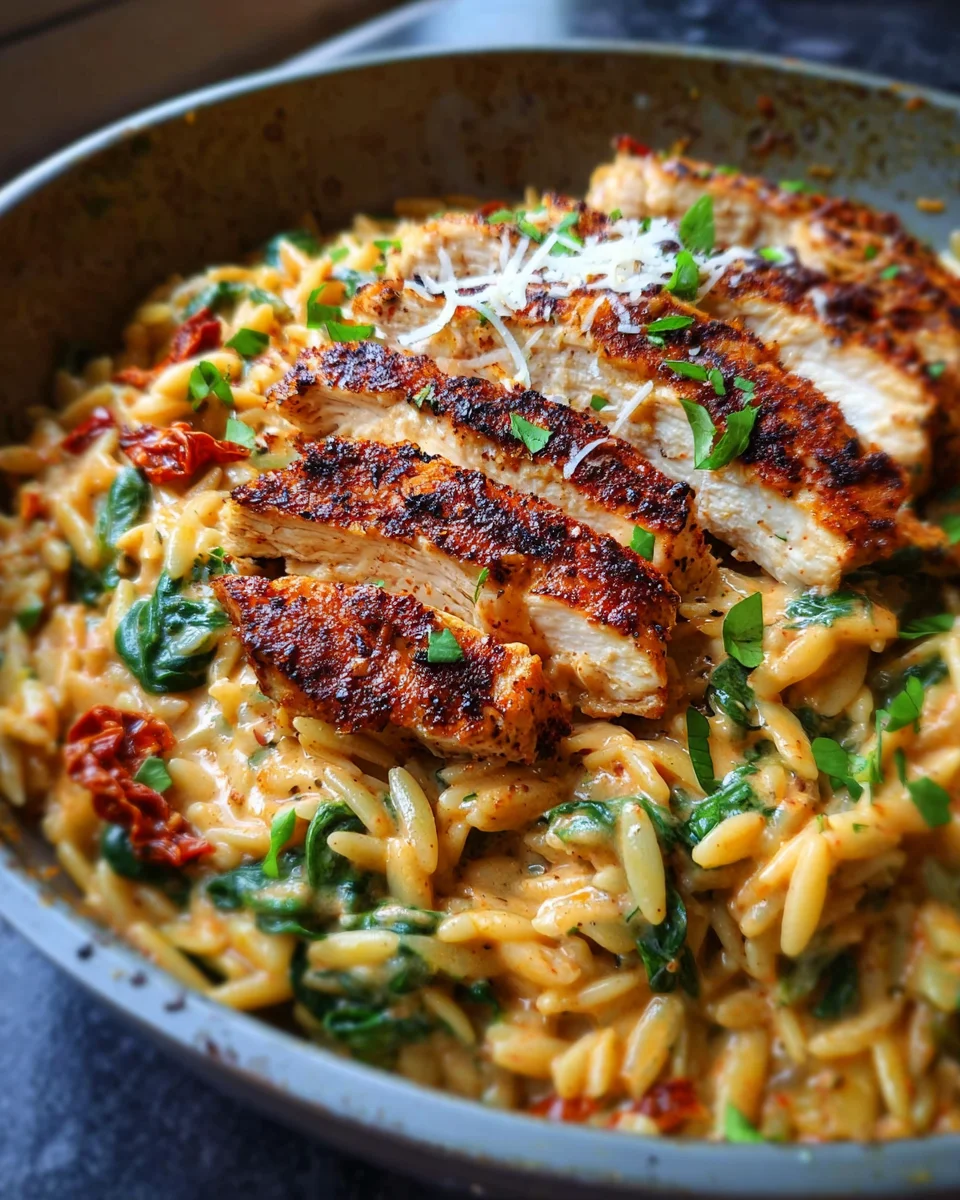 Cajun Chicken Orzo 21 Cajun