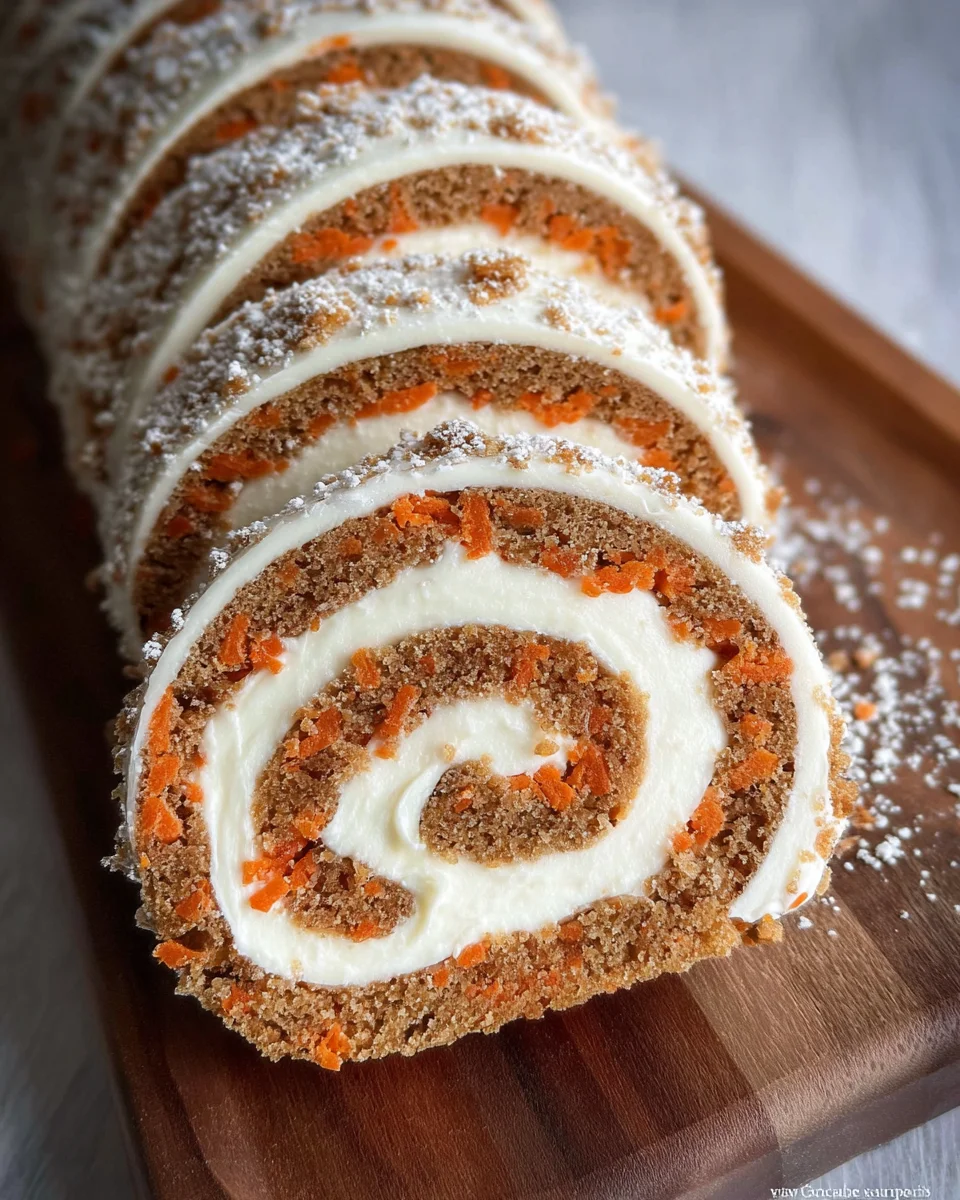 Carrot Cake Roll 30 Carrot