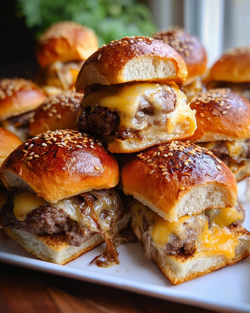 Cheeseburger Sliders 36 Cheeseburger