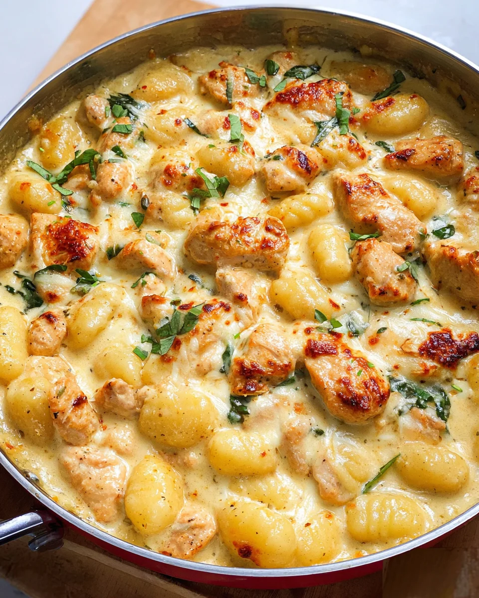 Chicken Alfredo Gnocchi 24 Chicken