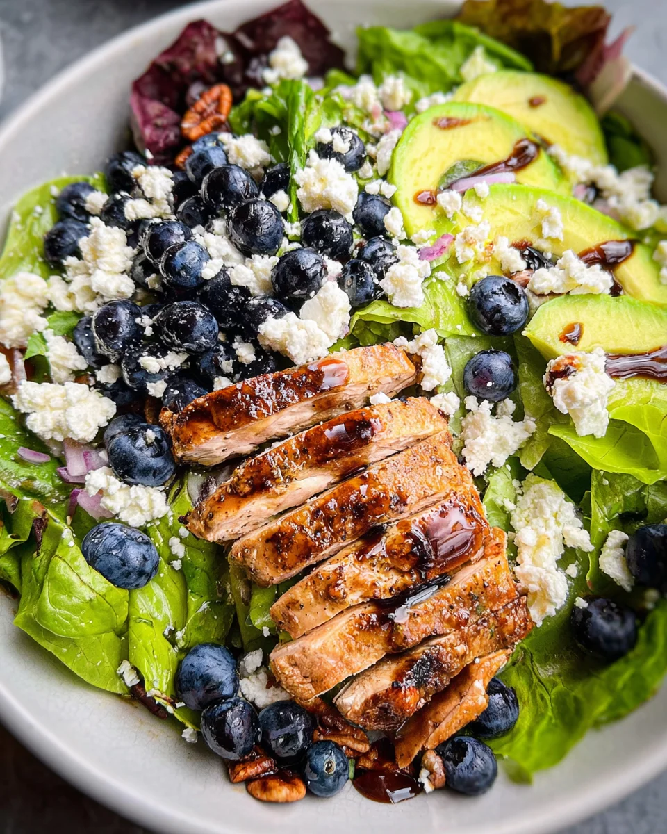 Chicken Blueberry Feta Salad