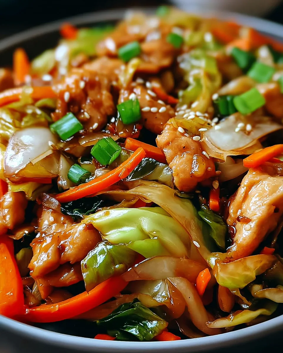 Chicken Cabbage Stir-Fry Recipe 29 Chicken