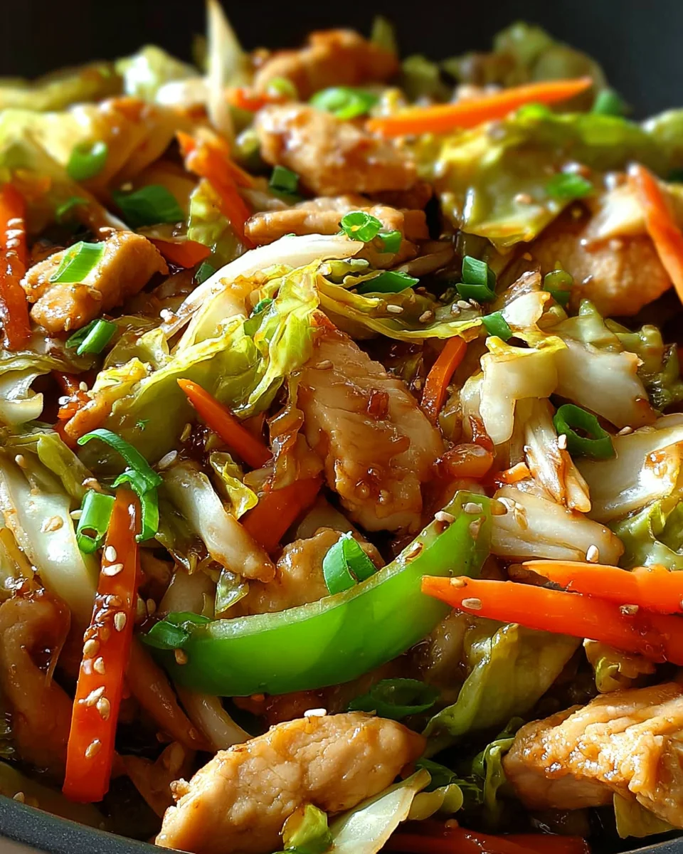 Chicken Cabbage Stir-Fry Recipe 30 Chicken