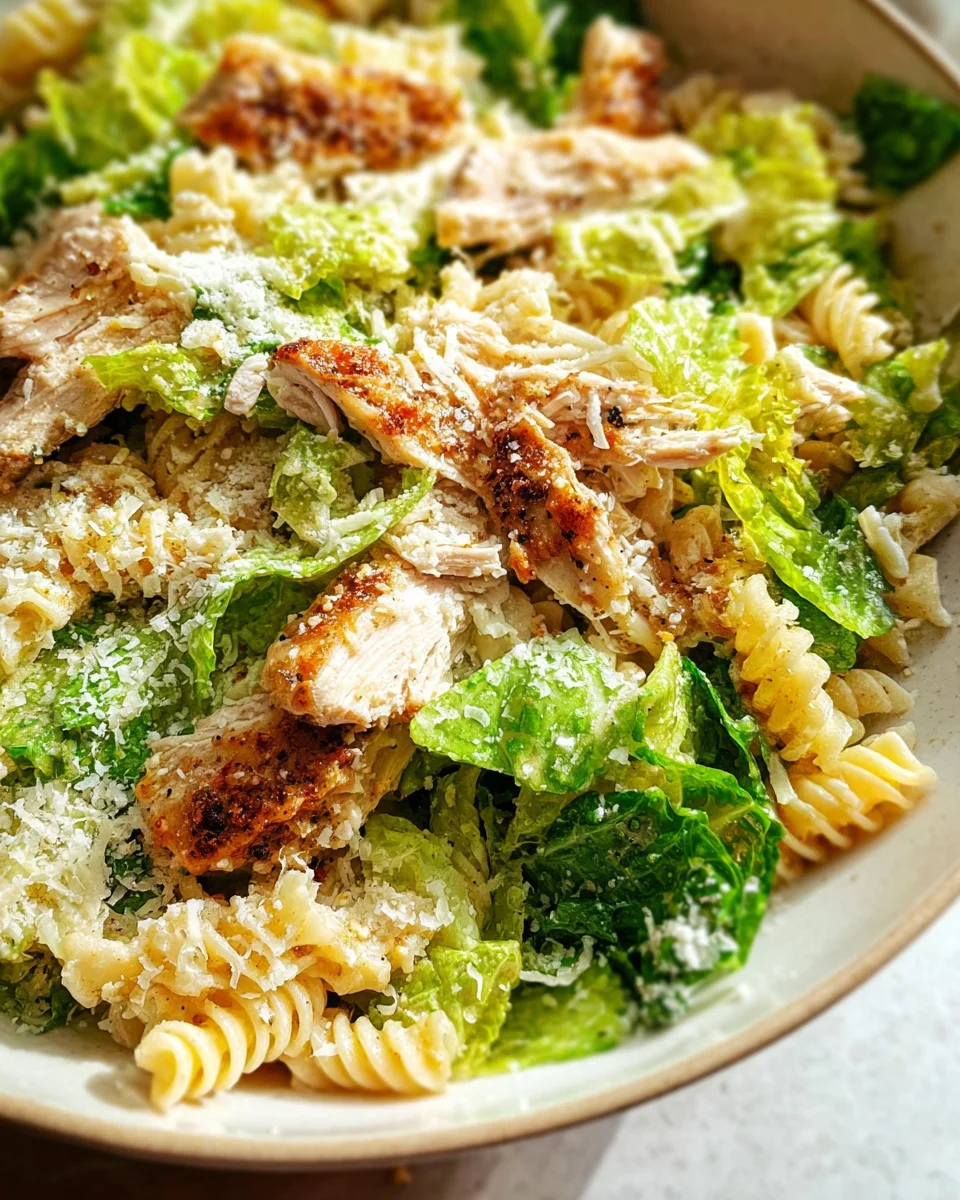 Chicken Caesar Pasta Salad 18 Chicken Caesar Pasta Salad