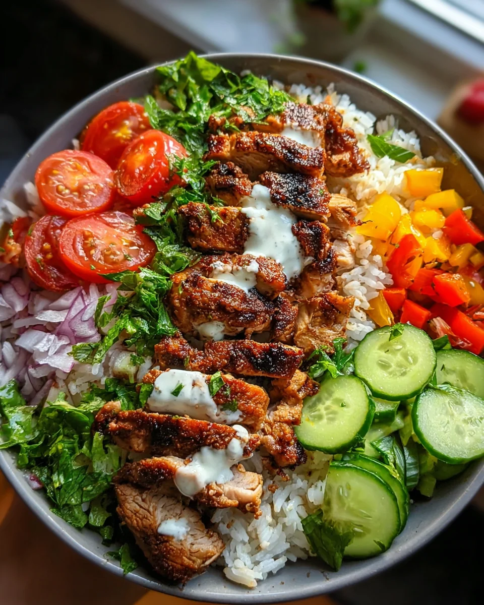 Chicken Shawarma Bowl Recipe