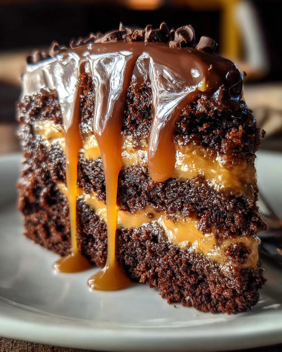 Chocolate Caramel Dump Cake Recipe